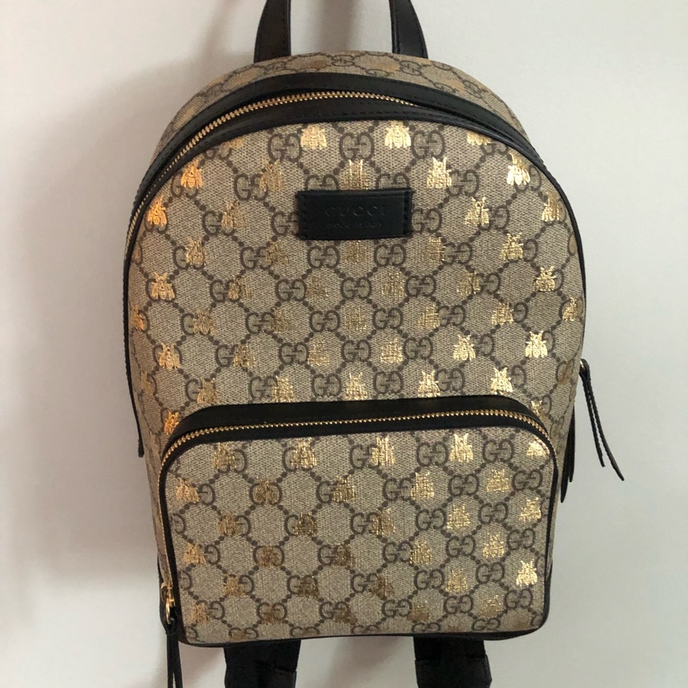 Authentic Gucci Supreme Bees Backpack - image 1